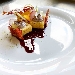 -Geometria di polenta con crema di radicchio e noci - -