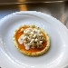 -Gnocchi di ricotta con riduzione al pomodoro e salsa bianca - -