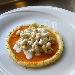 -Gnocchi di ricotta con riduzione al pomodoro e salsa bianca - -