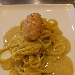 Cacio e pepe con tartare di gamberi rossi di Mazara - -