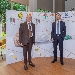 Incontro tra il presidente del Consorzio Mozzarella di Bufala Dop, Domenico Raimondo, e il ministro delle Politiche agricole, Stefano Patuanelli, all'Expo di Dubai - -