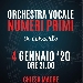 Orchestra vocale Numeri Primi in concerto - -