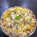 Pizza Zuccotto - Izzo Pizza - fior di latte, crema di Zucca Napoletana Don Antonio, salsiccia di suino del Beneventano, scaglie di Parmigiano Reggiano, olio Evo del Cilento DOP