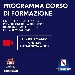 Programmazione Corso di Formazione - -