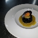 Riso al nero con macco di fave e cozze - -primo piatto