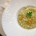 Risotto con l'aglio orsino preparato da Francesco Fusco - -