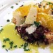 Salmone marinato su cespuglio di radicchio e arance - realizzata dallo Chef Ettore Giordano