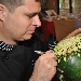 03/05 - Seconda Edizione delle Olimpiadi del Gusto - Salone exp - Esibizione di intaglio di vegetali - con lo chef Domenico Lucignano - Fotografia di Carlo Nobili