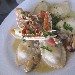 -Ravioli ripieni di astice e gamberetti ai frutti di mare - -