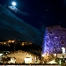 Ristorante La Torre del Saracino (Vico Equense - NA) - L'illuminazione esterna valorizza la facciata, la tessitura delle antiche mura con toni e sfumature tipicamente mediterranei. Fa risplendere questo ristorante come un 